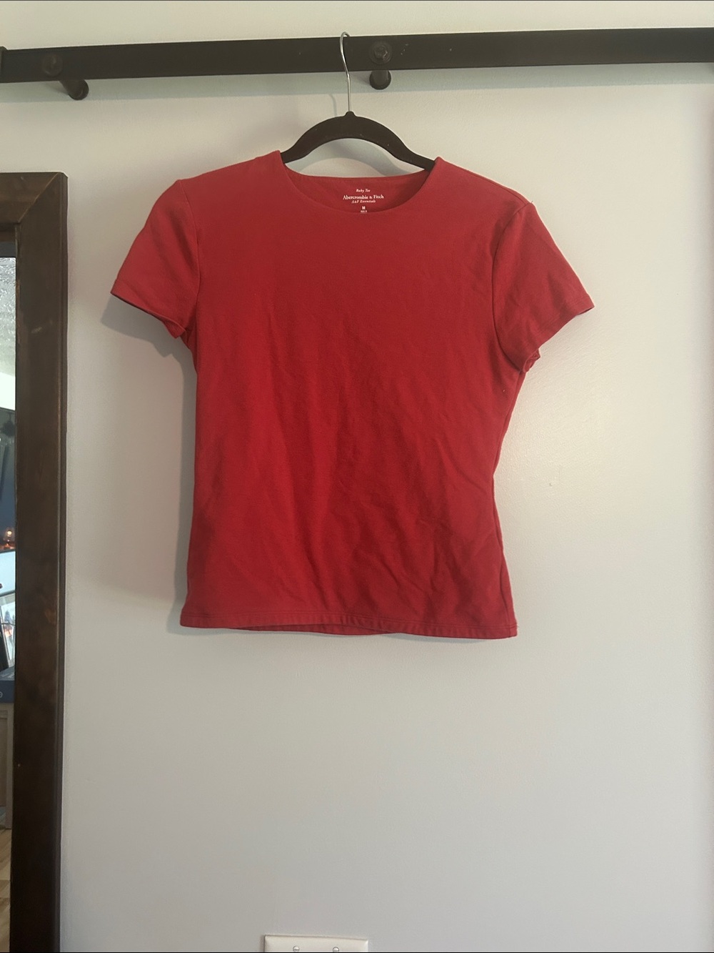 Abercrombie & Fitch Red Baby Tee